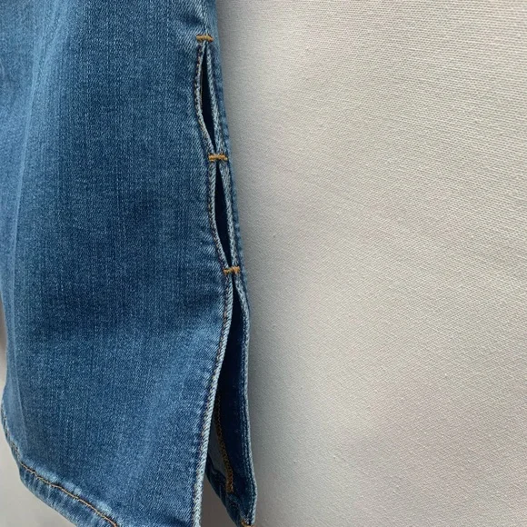 Frame Lê Pixie High Flare Jeans size 28 Medium blue wash - Picture 4 of 10